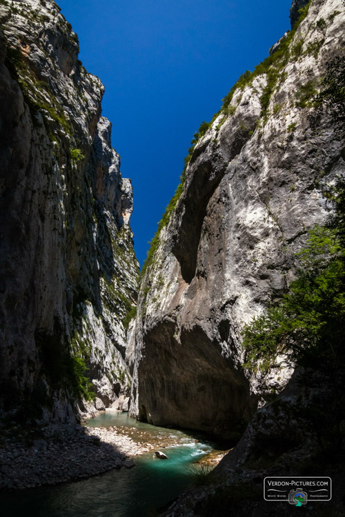 photo couloir samson baume aux pigeons canyon du Verdon